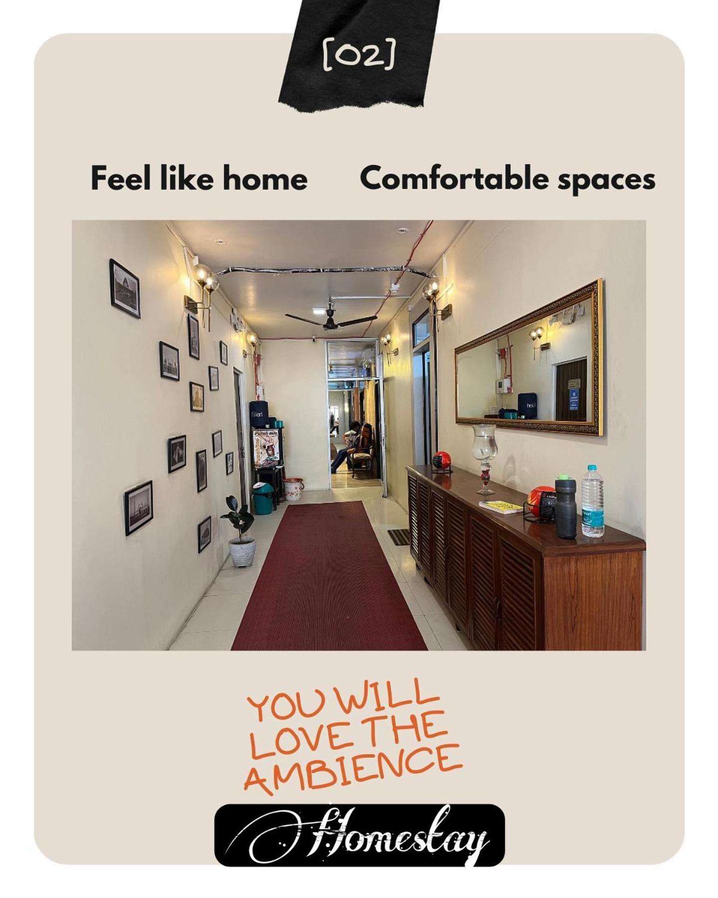 Homestay Ac Dormitory New Delhi Exteriör bild